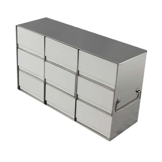 Picture of 3X3 Freezer Rack, Holds 9, 3" Boxes