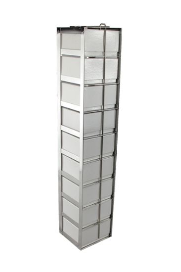 Picture of 1X9 Freezer Rack, Holds 9, 3" Boxes