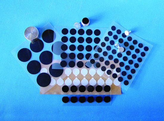 Picture of Standard Carbon Adhesive Tabs, 9mm Dia.
