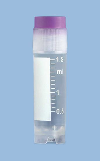 Picture of CryoClear™ Cryogenic Vials,  2mL, Violet Cap
