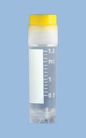 Picture of CryoClear™ Cryogenic Vials,  2mL, Yellow Cap