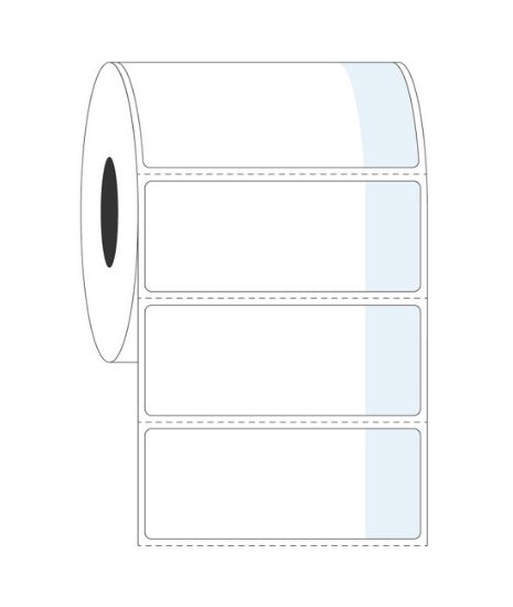 Picture of Cryo-CoverTAG Cryo Labels, 2" x 1 + 0.5", 1" core, White