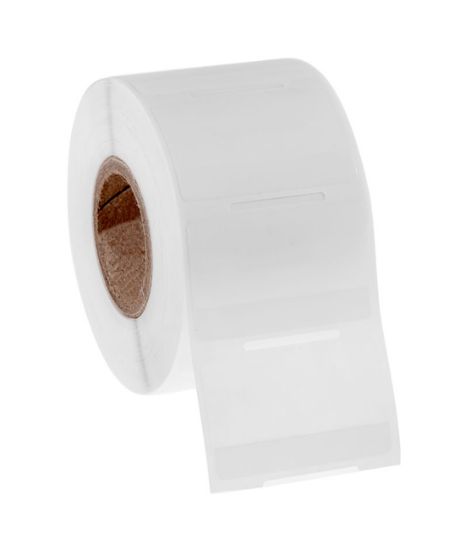 Picture of StrawTAG Cryo Labels, 1.375 x 0.875"/0.25", 3" core, White