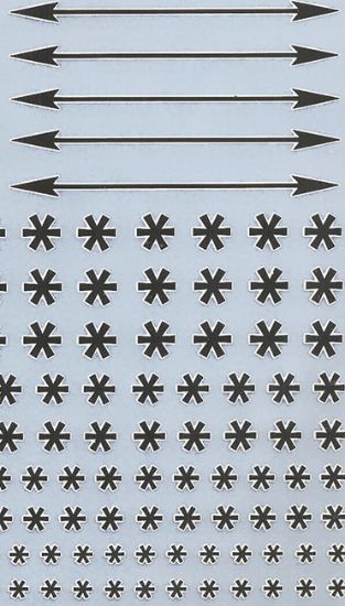 Picture of Straight Arrows & Asterisks