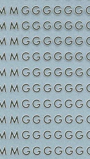 Picture of 18Pt Letters M,G,N