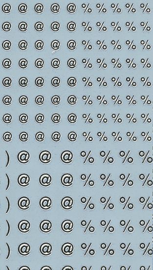 Picture of 12, 16, 18Pt Brackets, Period, Comma,