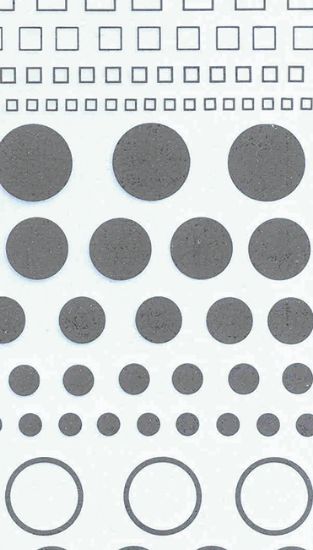 Picture of Squares/Cicles/Stars, Black