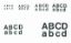 Picture of 12Pt Upper/Lower Case Letters, Black