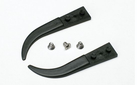 Picture of Replacement Tips, Style 2AB Curved, Carbon Fiber