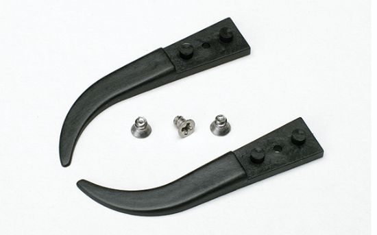 Picture of Replacement Tips, Style 2AB Curved, Carbon Fiber (A2ABCF)