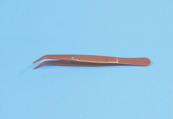 Picture of Curved, "PTFE" Coated Forceps