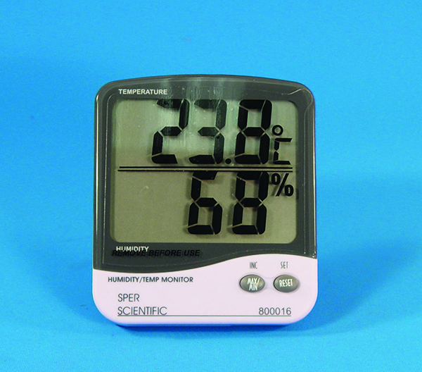 Sper Scientific 800016 Humidity/Temperature Monitor