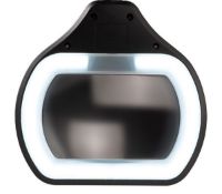 Picture of Round 6.85" LED Magnifier, Black, 1.88X, 3.5, Table Clam