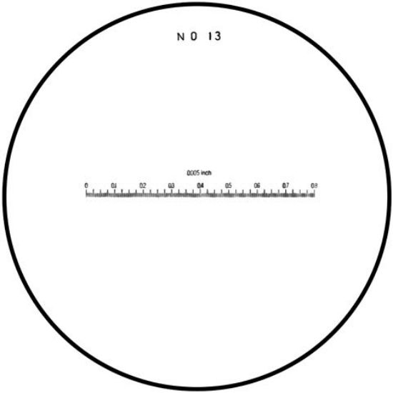 Picture of English Scale Only For 15X Magnifier