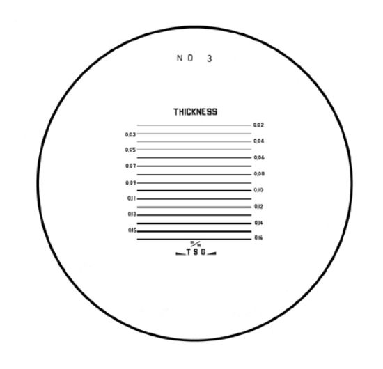 Picture of Scale #3 For 10X Magnifiers