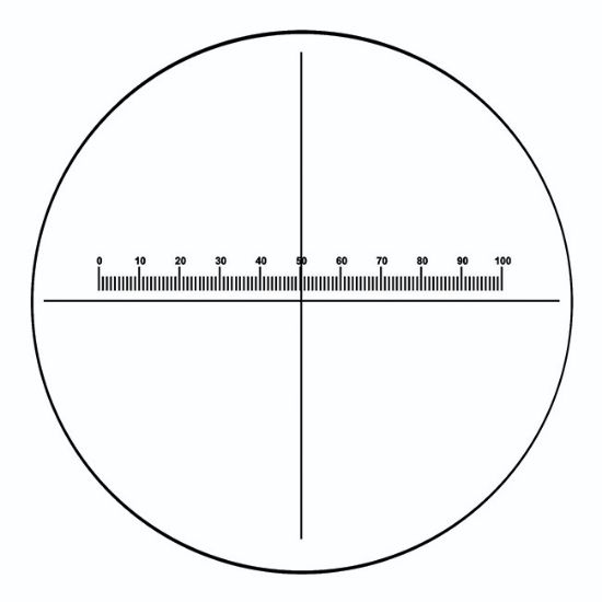 Picture of NE777 Horizontal Micrometer Scale 0.5” Long With Divisions Of 0.005”, 19mm
