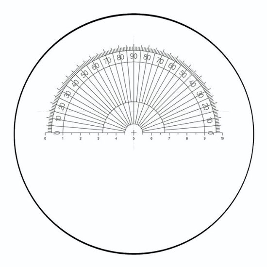Picture of Half protractor scale, 16mm