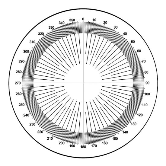 Picture of Full protractor scale, 16mm