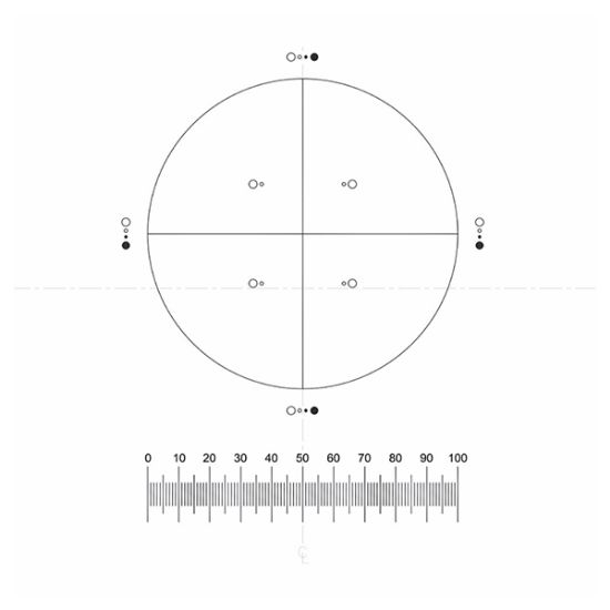 Picture of G57 Pharmaceutical Psa Pattern Graticule, 21mm