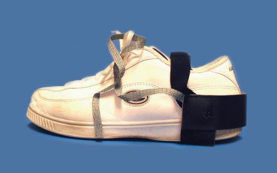 Picture of Heel Grounder With 2 Megaohm Resistor, Blue