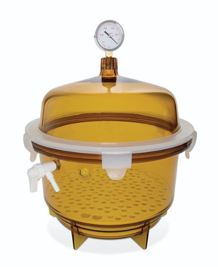 Picture of Lab Companion™ Round Vacuum Desiccator, 20L, UV Amber