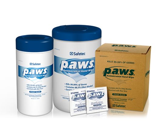 Picture of Personal Antimicrobial Wipes – P.A.W.S.