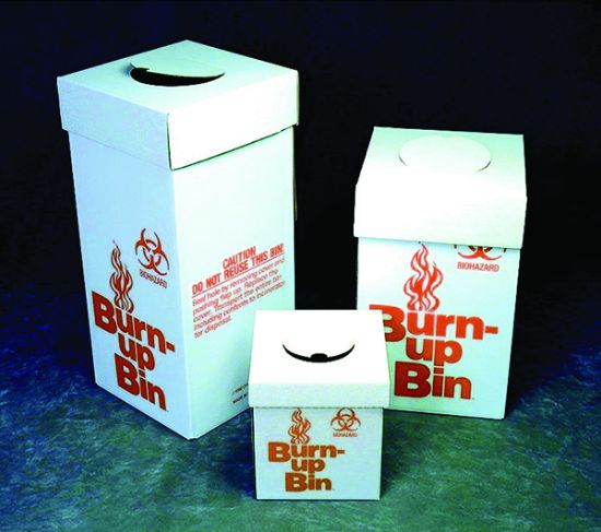 Picture of Burnable Biohazard Waste Box