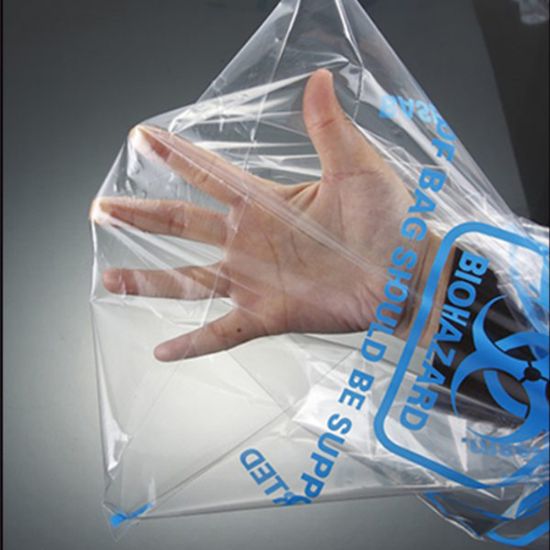 Picture of Clear Biohazard Bag, 12.2"X26"