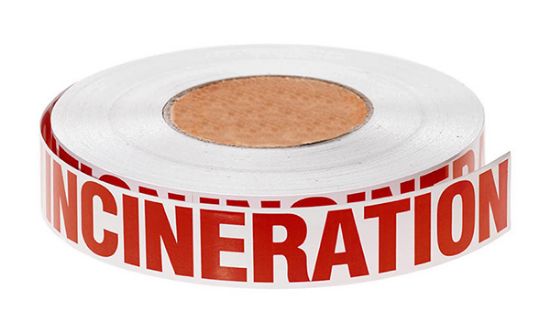 Picture of Incineration Labels, 1.312 x 9", Paper
