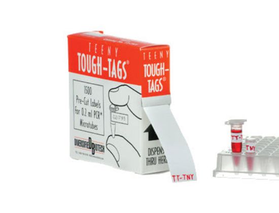 Picture of Teeny Tough-Tags, White, 1500/Roll
