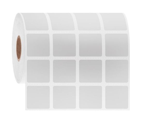Picture of XyliTAG Labels, 0.875 x 0.875", 1" core, White