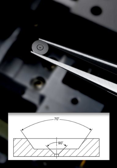 Picture of 2mm ODx0.53mm PT Aperture, 100Um