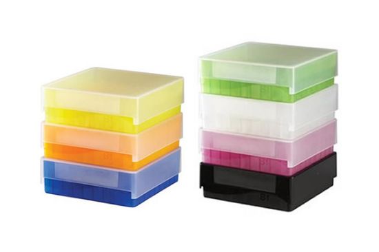 Picture of 81-Well Microtube Storage Rack, Assorted Colors