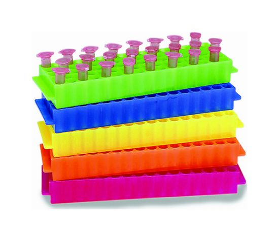 Picture of 80-Well Microtube Rack - Assorted Colors