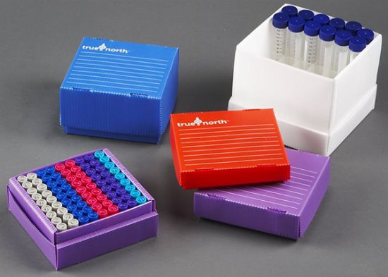 Picture of True North Corrugated Freezer Box 15ml, Blue