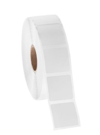 Picture of NitroTAG Cryo Labels, 1 x 1", 1" core, White