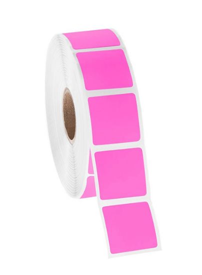 Picture of NitroTAG Cryo Labels, 1 x 1", 3" core, Pink