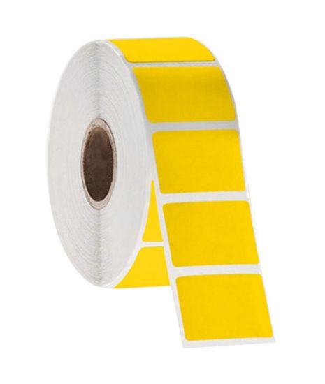 Picture of NitroTAG Cryo Labels, 1.25 x 0.875", 1" core, Yellow