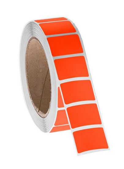 Picture of NitroTAG Cryo Labels, 1.25 x 0.875", 3" core, Orange