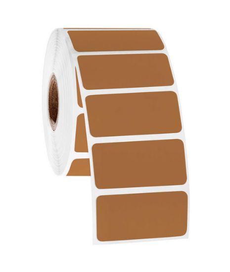 Picture of NitroTAG Cryo Labels, 2 x 1", 1" core, Brown