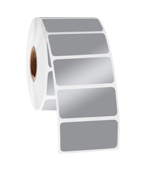 Picture of NitroTAG Cryo Labels, 2 x 1", 1" core, Silver