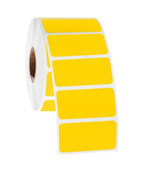 Picture of NitroTAG Cryo Labels, 2 x 1", 1" core, Yellow