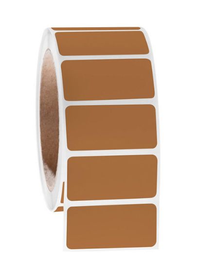 Picture of NitroTAG Cryo Labels, 2 x 1", 3" core, Brown
