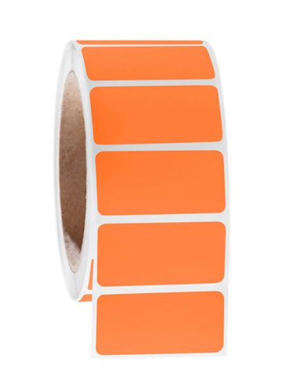 Picture of NitroTAG Cryo Labels, 2 x 1", 3" core, Orange
