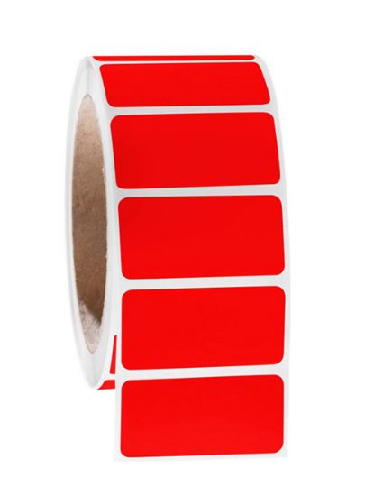 Picture of NitroTAG Cryo Labels, 2 x 1", 3" core, Red
