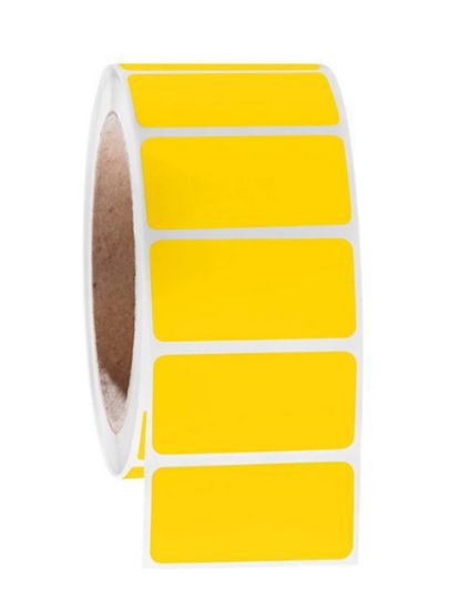 Picture of NitroTAG Cryo Labels, 2 x 1", 3" core, Yellow