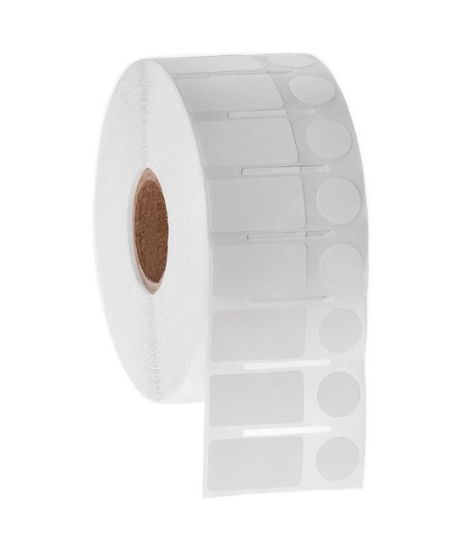 Picture of NitroTAG Cryo Labels, 0.94 x 0.5" + 0.437", 1" core, White