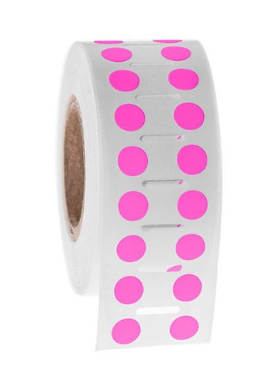 Picture of NitroTAG Cryo Labels, 0.25" (6.4mm), 3" core, Pink
