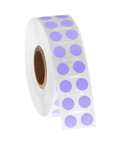 Picture of NitroTAG Cryo Labels, 0.354" (9mm), 1" core, Lavender