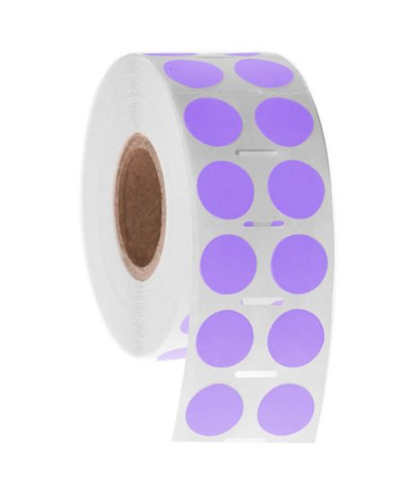 Picture of NitroTAG Cryo Labels, 0.5" (12.7mm), 1" core, Lavender